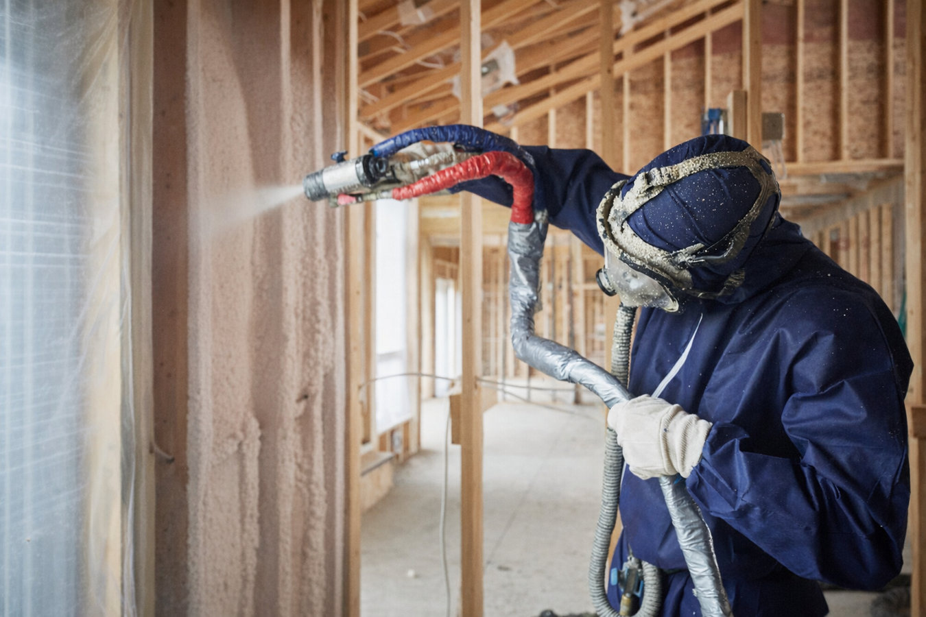 Open-cell foam insulation